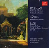Sonatas en concertos - Telemann, Handel, Bach - Hans-Peter Schmitz, Werner Haupt, Hans Pischner