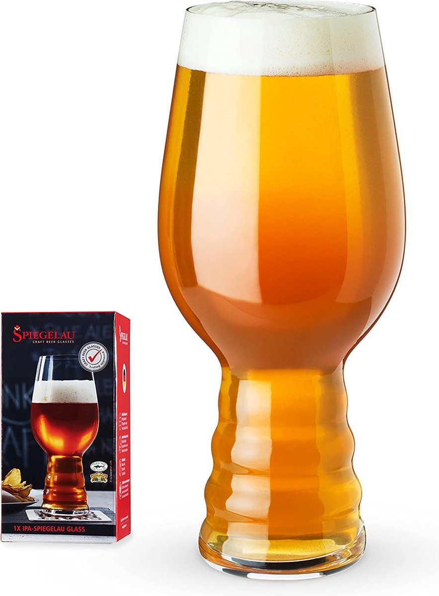Spiegelau 4-delige set bierglazen, biertulpen, kristalglas, 440 ml, Lifestyle, 4450174