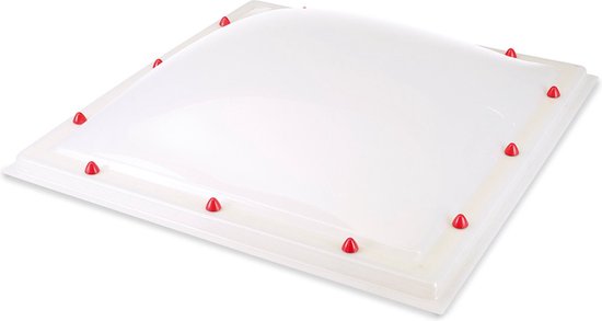 Lanterneau en polycarbonate Skylux 3 parois - opale 1200 x 1200 mm