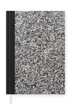 Carnet - Cahier d'écriture - Impression granit - Industriel - Design - Grijs - Carnet - Format A5 - Bloc-notes