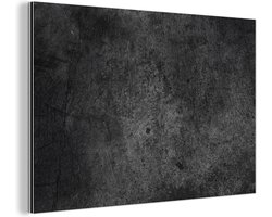 Wanddecoratie Metaal – Aluminium Schilderij Industrieel – Beton – Structuur – Retro – Zwart – Grijs – Rustiek – 90×60 cm – Dibond – Foto op aluminium – Industriële muurdecoratie – Voor de woonkamer/slaapkamer Wanddecoratie Metaal – Aluminium Schilderij Industrieel – Beton – Structuur – Retro – Zwart – Grijs – Rustiek – 90×60 cm – Dibond – Foto op aluminium – Industriële muurdecoratie – Voor de woonkamer/slaapkamer