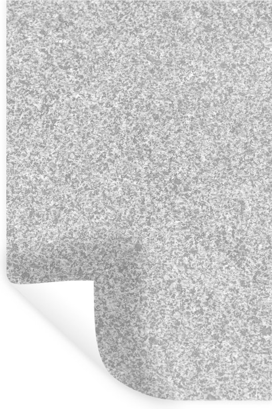 Muurstickers - Sticker Folie - Graniet - Structuur - Grijs - Design - 40x60 cm - Plakfolie - Muurstickers Kinderkamer - Zelfklevend Behang - Zelfklevend behangpapier - Stickerfolie