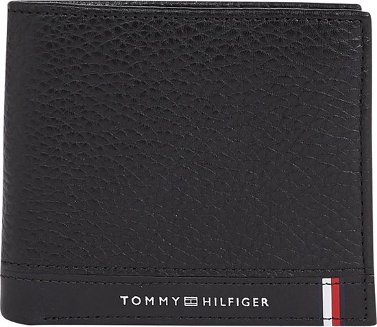 Tommy Hilfiger - Central cc flap and coin portemonnee - heren - black |  bol.com
