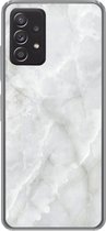 Coque Samsung Galaxy A53 5G - Marbre - Wit - Motifs - Pierre - Aspect Marbre - Coque de téléphone en Siliconen