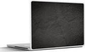 Laptop sticker - 14 inch - Beton - Zwart - Industrieel - 32x5x23x5cm - Laptopstickers - Laptop skin - Cover