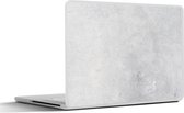 Laptop sticker - 15.6 inch - Verwering - Beton - Structuren - Vintage - Industrieel - Grijs - 36x27,5cm - Laptopstickers - Laptop skin - Cover