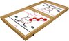 Afbeelding van het spelletje Sling puck bordspelletje - Fast hockey - Vinger hockey - Snel spel voor 2 spelers - Hoogglans speelveld voor gemakkelijk schuiven