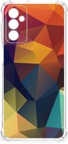 Hoesje maken Geschikt voor Samsung Galaxy M13 4G | M23 GSM Hoesje met doorzichtige rand Polygon Color