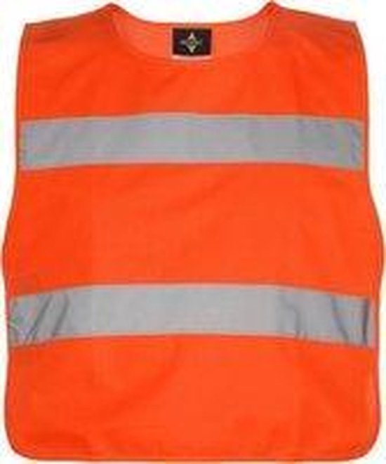 *** Kinder Veiligheidshesje Oranje tot en met 12 Jaar- Veiligheid – Zichtbaarheid – van Heble® ***