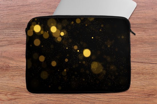 Housse pour ordinateur portable 13 pouces - Glow - Or - Abstrait - Housse pour ordinateur portable