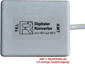 REINER Digitaler Konverter PULS-TOON-CONVERTER voor DRAAISCHIJF-TELEFOONS of PULS-KIEZENDE TELEFOONS