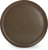 ONA - Assiette plate - 22cm - marron - Forma - set/4