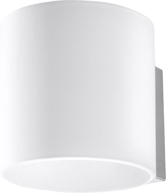 Lindby wandlamp 'HERMINE' (modern) in Wit uit glas o.a. voor hal - wandlamp, muurlamp, wandverlichting