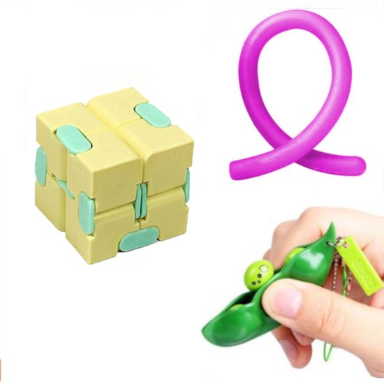 noedels Parana rivier delicaat Fidget toys pakket onder de 15 euro - onder 20 euro - fidgets set - cube  -... | bol.com