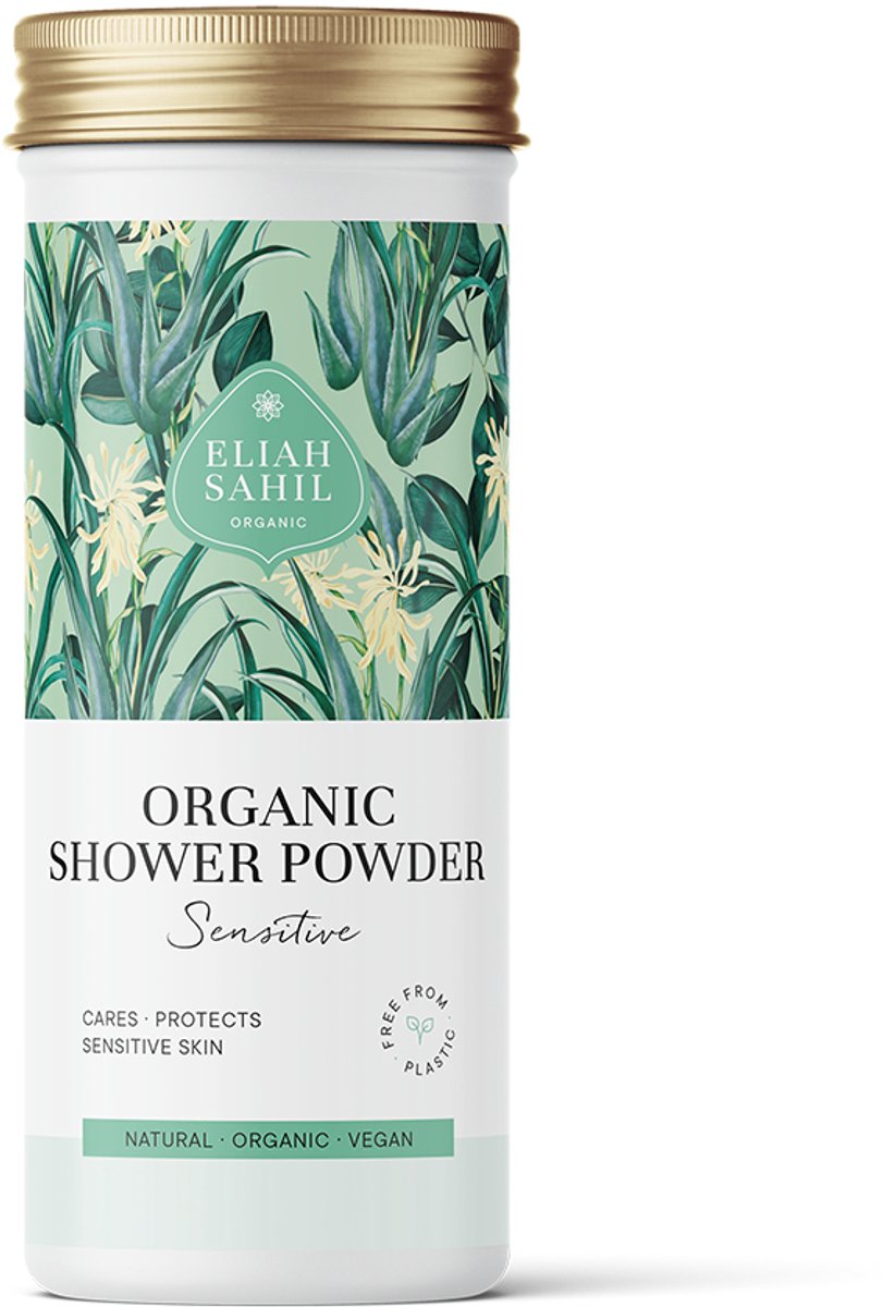 Vegan Douche Poeder Sensitive BIO Eliah Sahil (90 gram)
