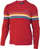 Ivanhoe wollen trui Retro-Hang Loose Chili Red ronde hals - Rood - XXL