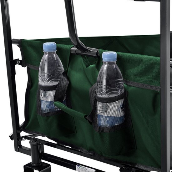Rijoka Bolderkar - Opvouwbaar - Bolderwagen - Draagkracht 70kg - Inklapbaar - Inhoud 100Liter - Groen van Rijoka — afbeelding 5