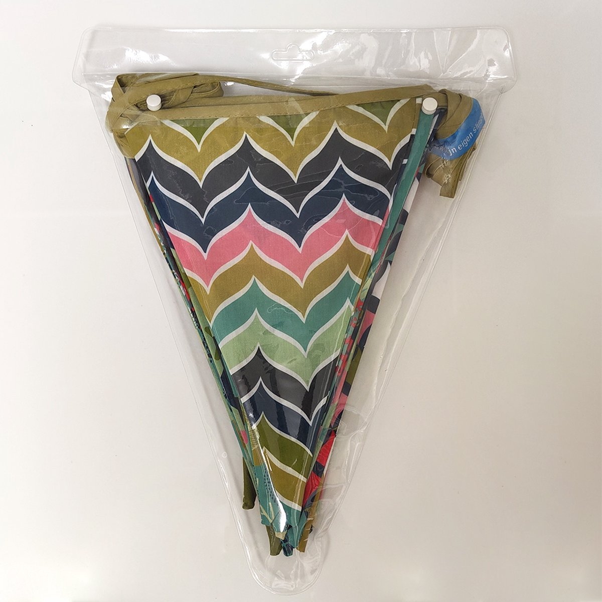 Mijn Eigen Slinger® | Stoffen Slinger | Stoffen vlaggen | Vlaggenlijn Stof | Feestslinger | Verjaardag Slinger |   XXL FANCY (11 mtr lang , 22 vlaggen) — afbeelding 4