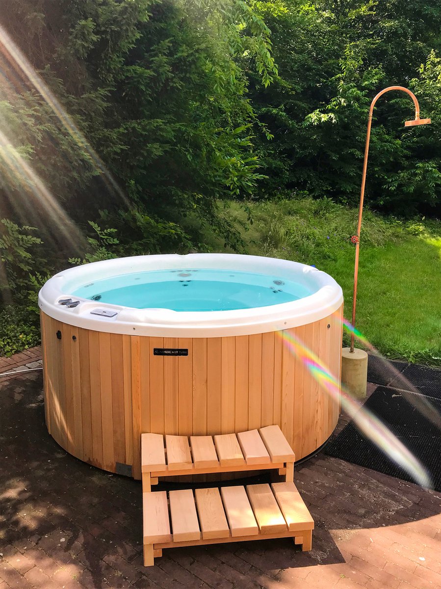 Nordic Hot tub Impulse DP Ø 200 cm Elektrisch Laag