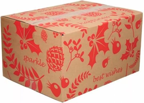 Leer Caius hoofdstuk Kartonnen cadeaudoos - 55 x 39 x 30 cm | Giftbox | Cadeau verpakking |  Feestelijke... | bol.com