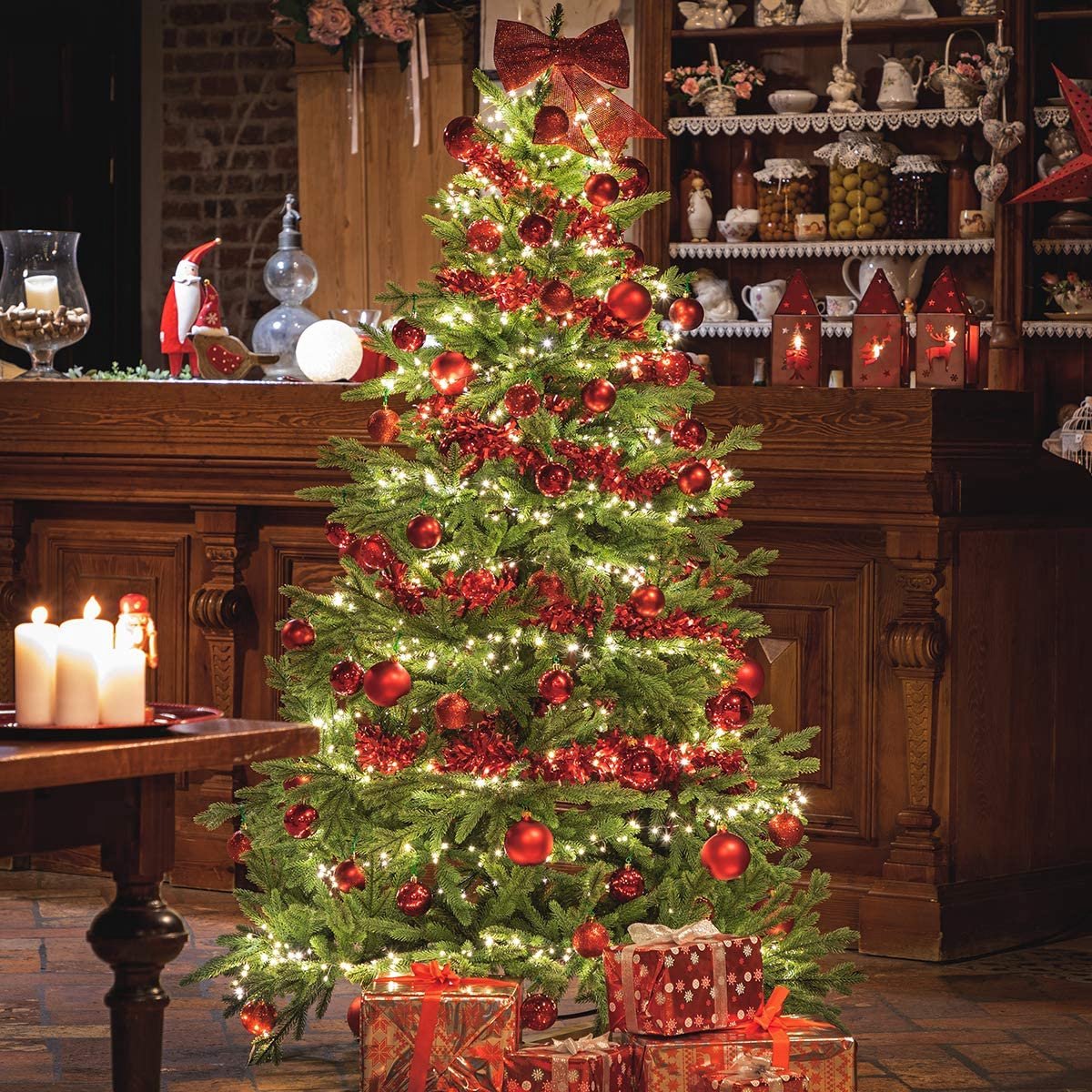 Kunstkerstboom – Premium kwaliteit - realistische kerstboom – duurzaam 118 x 41 x 40 cm