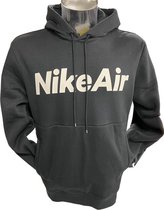 Nike Fleece Pullover (Zwart / Wit) - Maat S