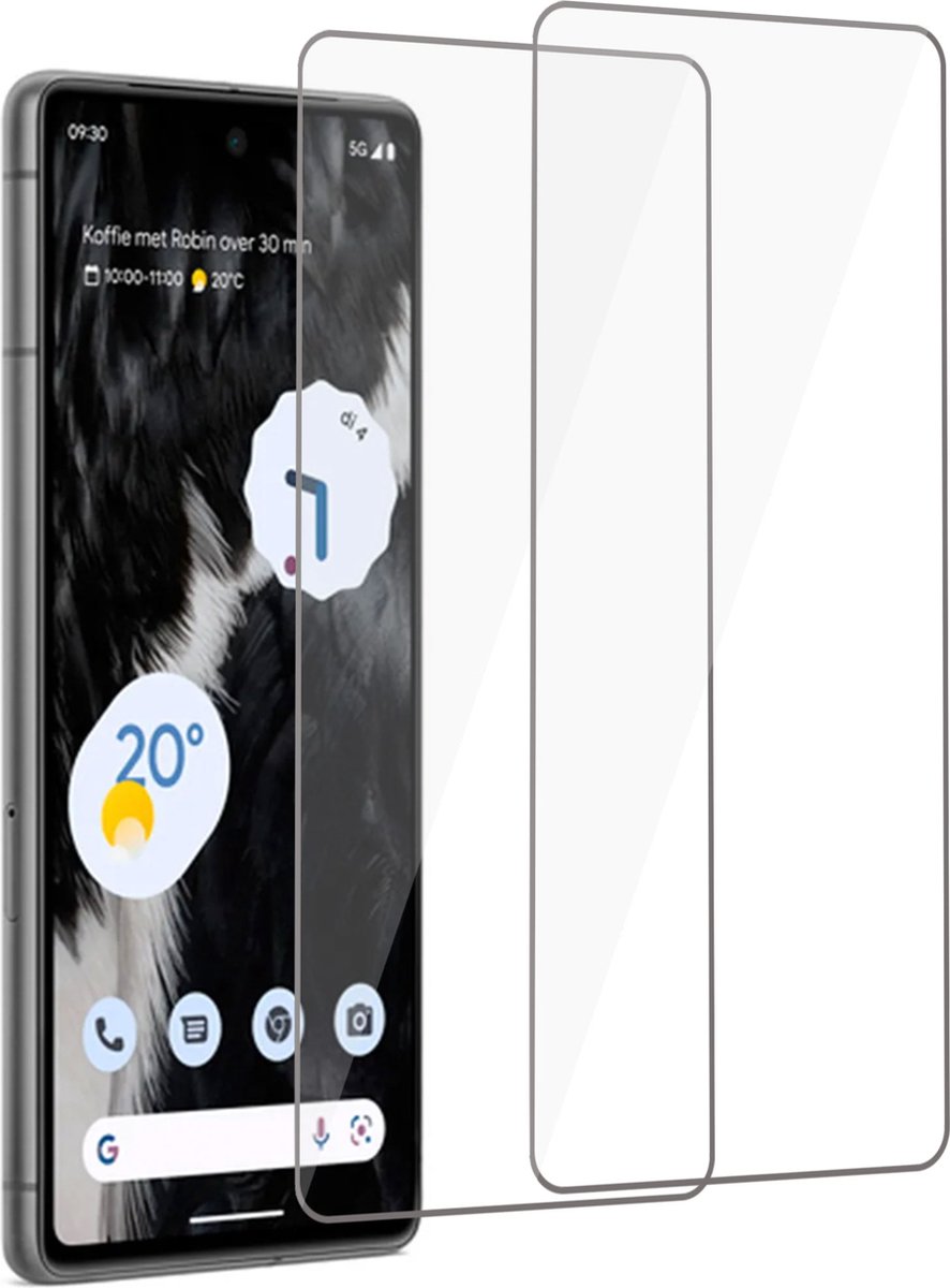 2x Screenprotector geschikt voor Google Pixel 7 – Screenprotector geschikt voor Google Pixel 7 Screen Protector Tempered Glass