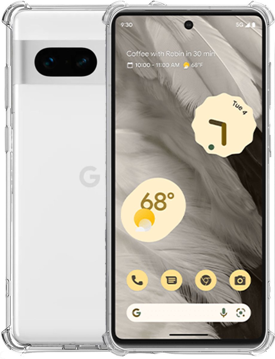 Geschikt voor Google Pixel 7 Hoesje – Shock Proof Case – Cover Transparant