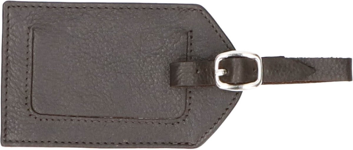 Leather Design Leren Bagagelabel Bruin