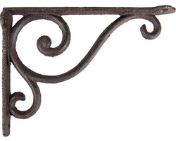 Clayre & Eef Hoekijzer 3x18x13 cm Bruin IJzer