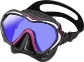 TUSA Snorkelmasker Duikbril Paragon-S M1007SQB -RPA - zwart/roze