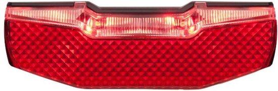 AXA Blueline Steady Achterlicht - LED Fietsverlichting - Dynamo - Steady Functie - 600 m Zichtbaarheid - 50 mm Montage - Zijzichtverlichting - Rood van AXA — afbeelding 4
