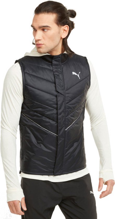 Puma Elevate Padded Vest Heren - sportjas - zwart - Mannen