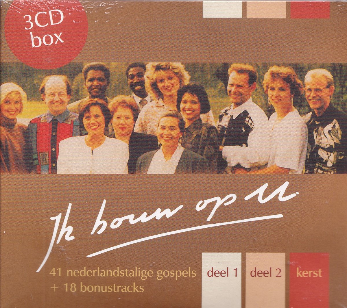 3cd box Ik bouw op U - 41 Nederlandstalige gospels + 18 bonustracks (delen 1, 2 en kerst)