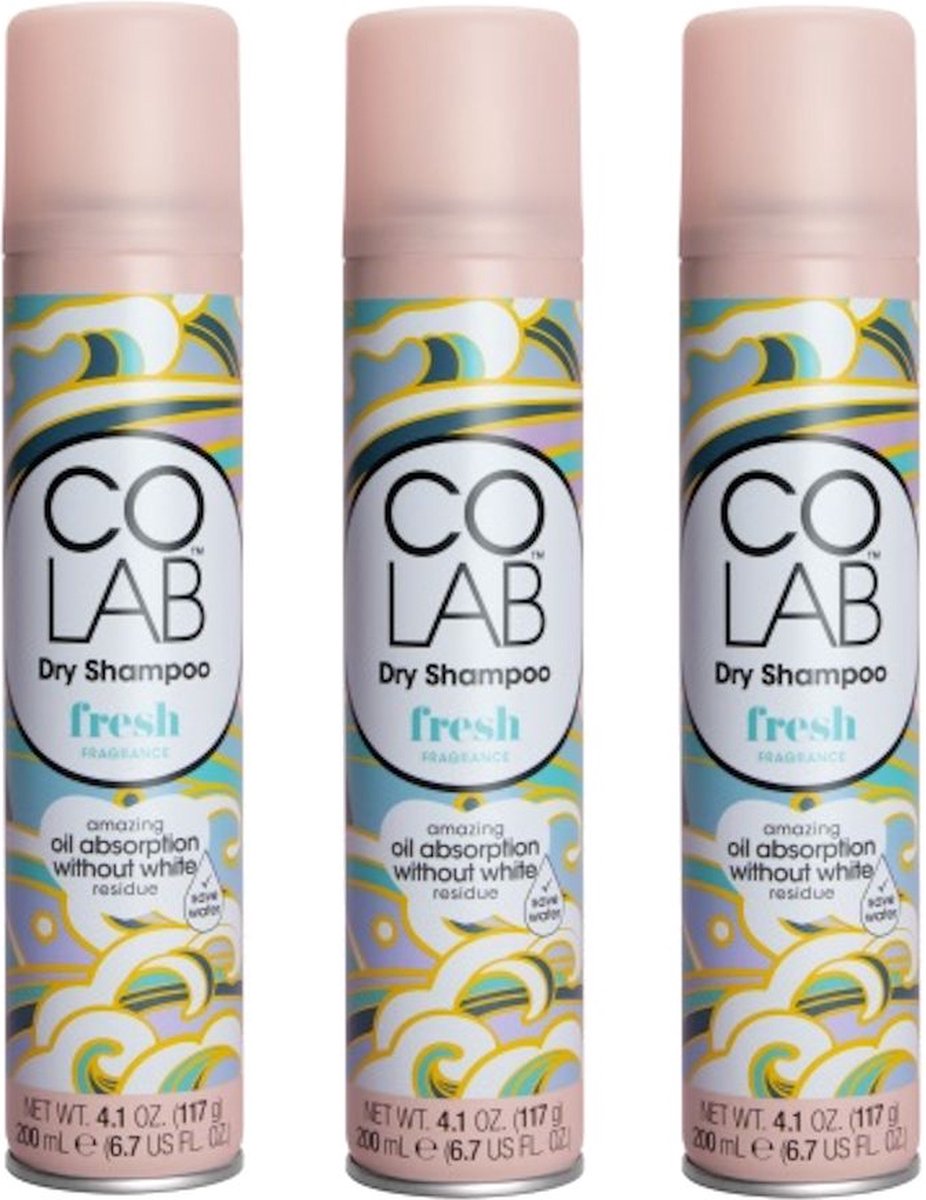 COLAB - Dry Shampoo Fresh - 3 Pak