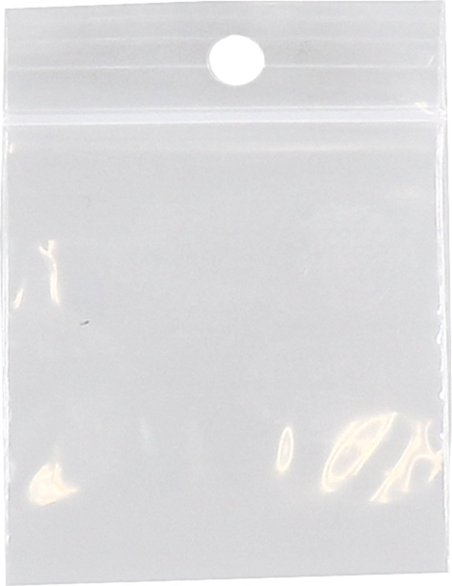 Zak - Sluitgripzak - LDPE - 7x10cm - 50my - transparant - 1000 stuks