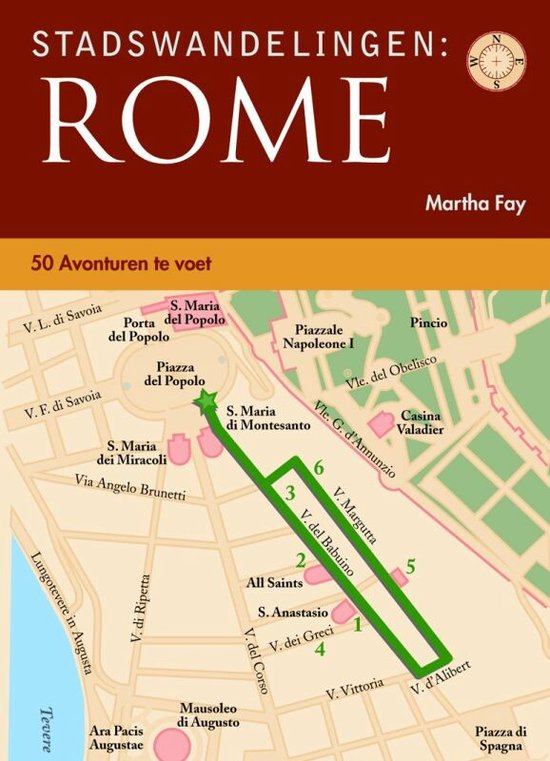 Cover van het boek 'Stadswandelingen Rome' van M. Fay