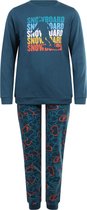 Rete gave jongens pyjama SNOWBOARD van het bekende merk PEBBLE STONE maat 134/140