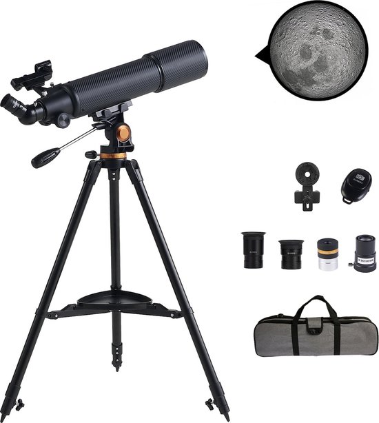 RP telescoop 625x wit met statief en accessoires deluxe set