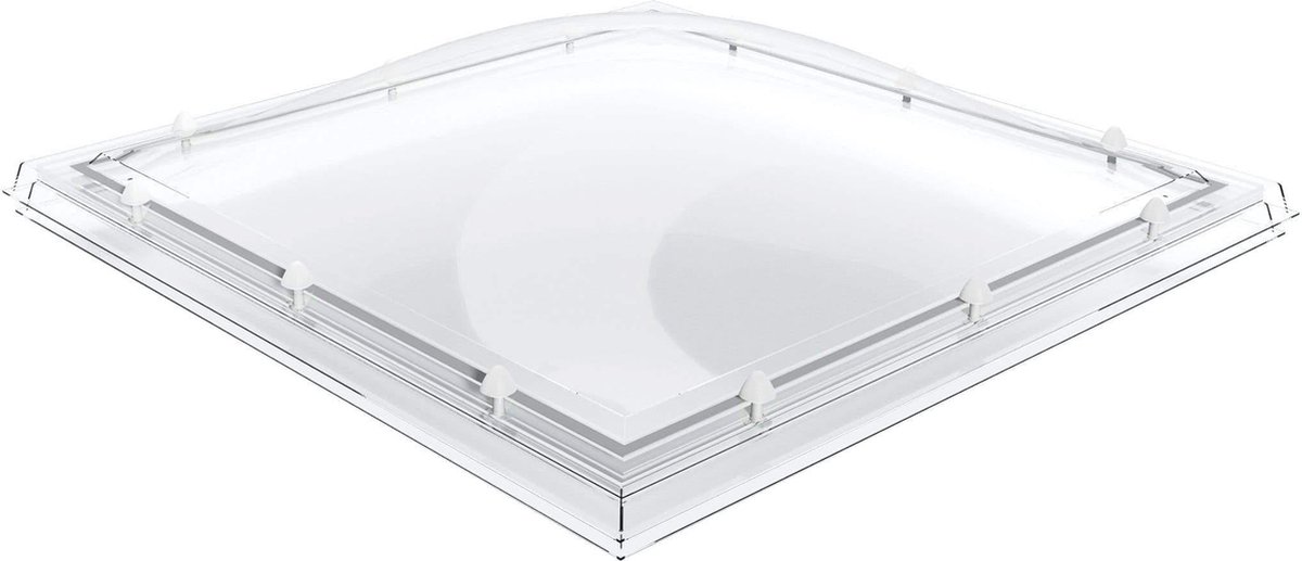 Domelite lichtkoepel enkelwandig - helder 0750 x 0750 mm