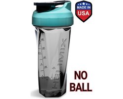 Sportief Cadeautje - Helimix Vortex Shaker - kleur beker Island Paradise - Geen blending bal of garde nodig - Beste draagbare pre-workout wei-eiwit fitness beker - Mixt Cocktails, Smoothies en Shakes - Bidon is vaatwasserbestendig