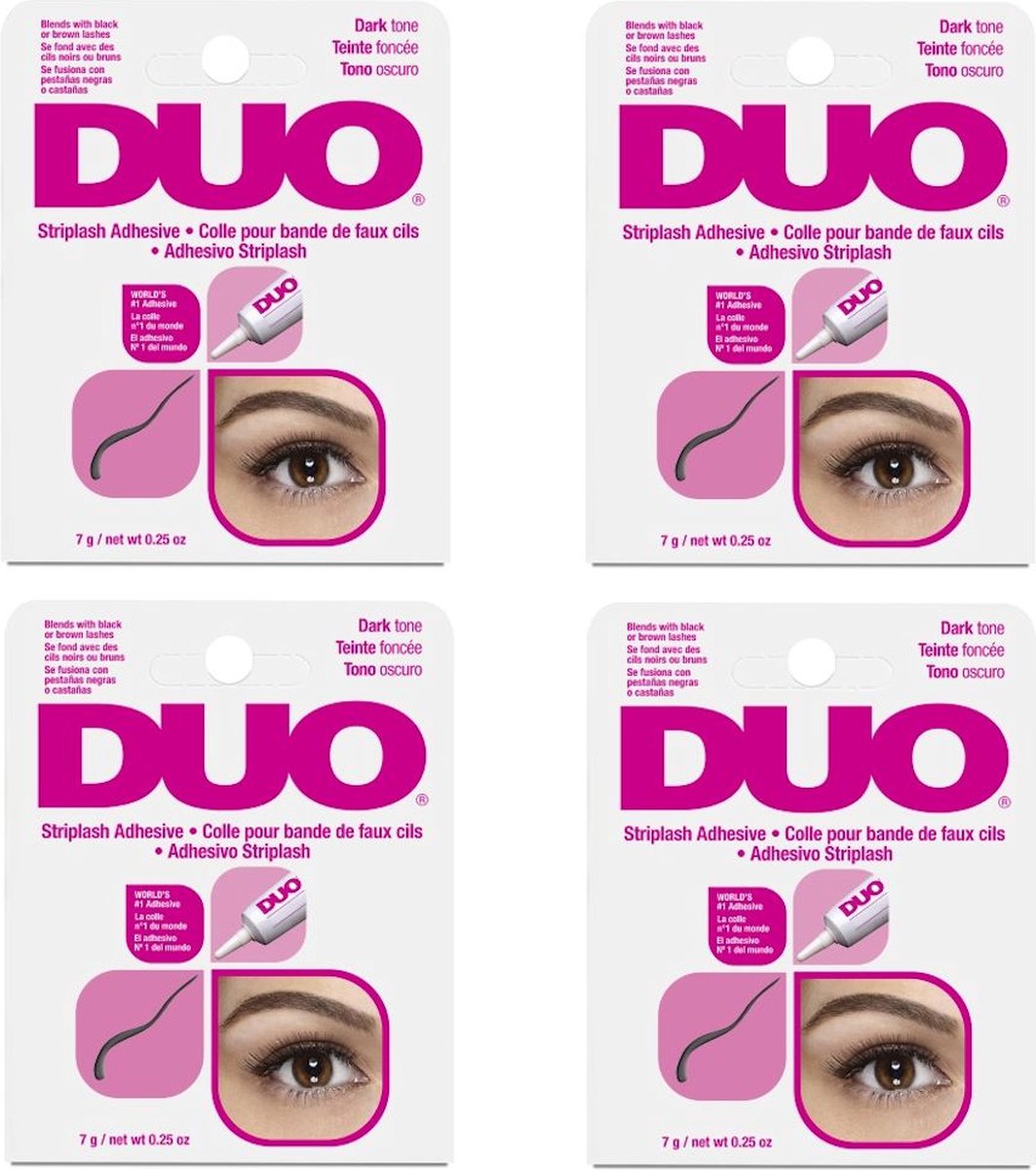 DUO - Striplash Adhesive Dark - 4 Pak - Voordeelverpakking