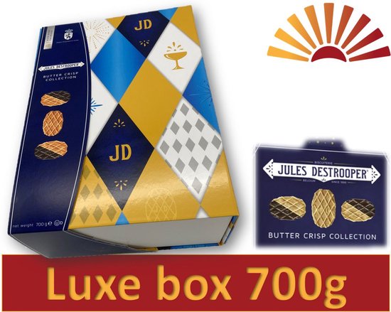 JULES DESTROOPER Belgium's Finest Butter Biscuits 700g - Coffret Luxe -  coffret cadeau... | bol.com