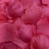 Decarro Luxe roze rozenblaadjes 500 stuks Valentijnsdag - Valentijn decoratie / Bruiloft versiering