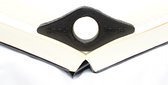 READSY – Paginahouder – Booklover – Diameter 2,5 cm – Medium – Zwart – Leesring – Boekgadget – Bladzijde opener – Bladwijzer – Bookmark – Boekenlegger – Duimlegger – Lezen – Cadeau