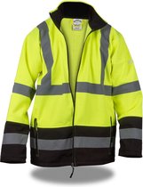 Rodopi® Softshell Safety Jacket Reflective - Jaune/ Zwart - taille XL