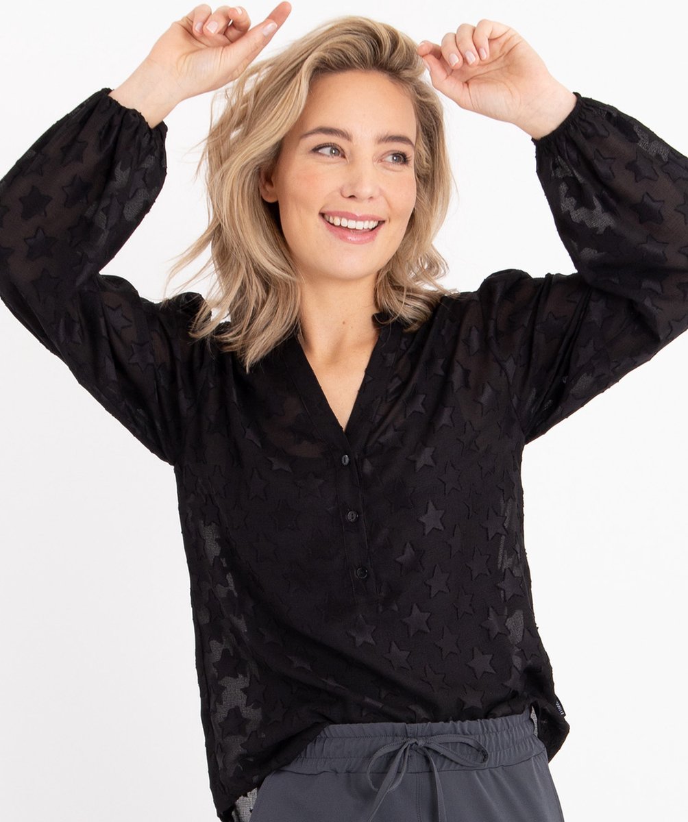 Zwarte Top van Je m'appelle Dames Maat XL 5 maten beschikbaar