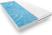 Matras - 7 Zones - 200x200 - koudschuim - gel - premium plus tijk - Zacht