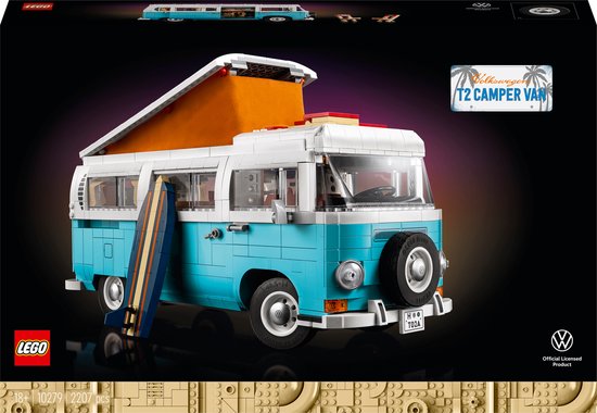 LEGO Creator Expert Icons 10279 Le Camping-Car Volkswagen T2, Set pour  Adultes