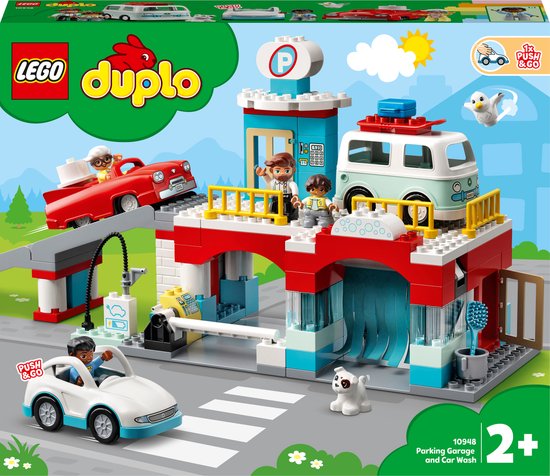 LEGO DUPLO Parkeergarage en Wasstraat - 10948 | bol.com